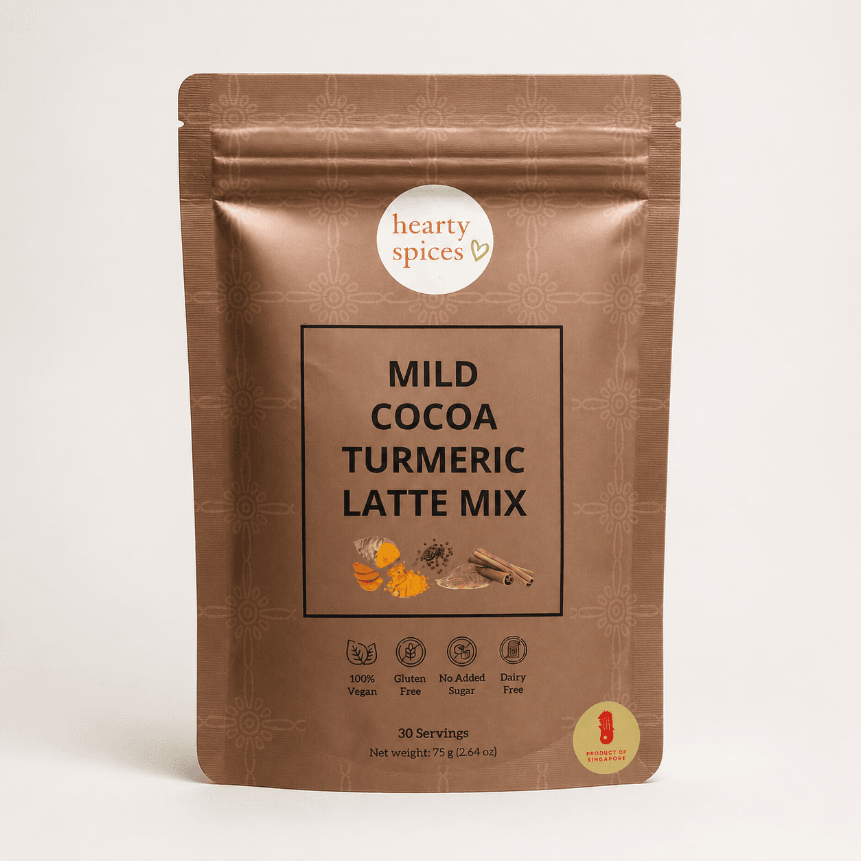 Mild Cocoa Turmeric Latte Mix pack